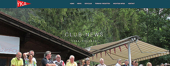 Bild vom Clubhaus des YKA
